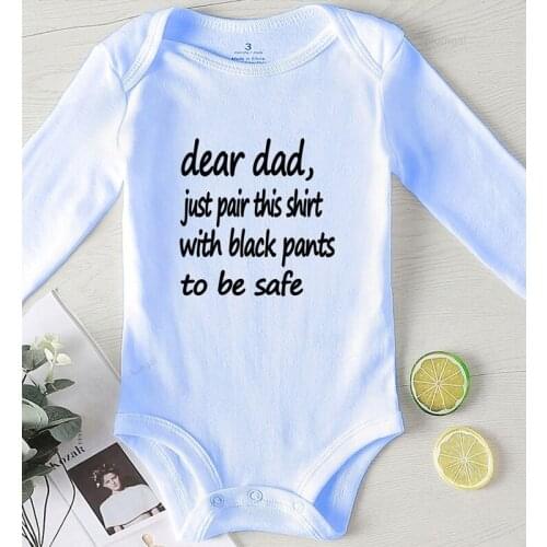 Romper for Babies Summer Printing Dad Newborn Baby Clothes Toddler Jumpsuits Girls Infant Winter Costume Newborn Boy outfits