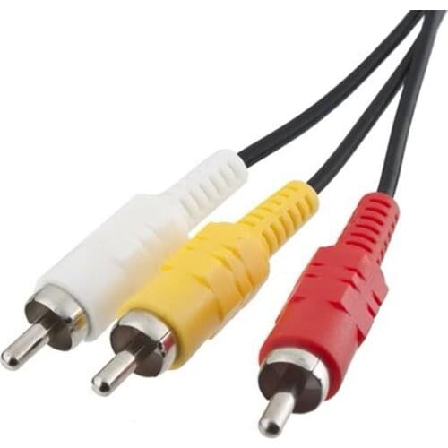 Composite S-Video RCa aV 2in1 audio video cord wire S-Video aV Cable for PS2 for PS3 for Playstation 2 3 Console