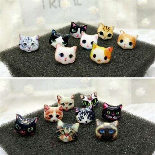 SWEET PUSSY COOL FUNKY NOVELTY GIFT FUN PET ANIMAL VINTAGE CAT EARRINGS