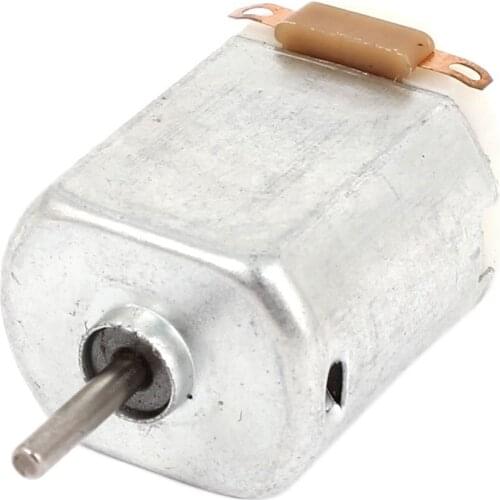 EAS-DC 1.5V - 3V Mini Electric Motor 18000 RPM, DIY Toy Hobby Silver Metal