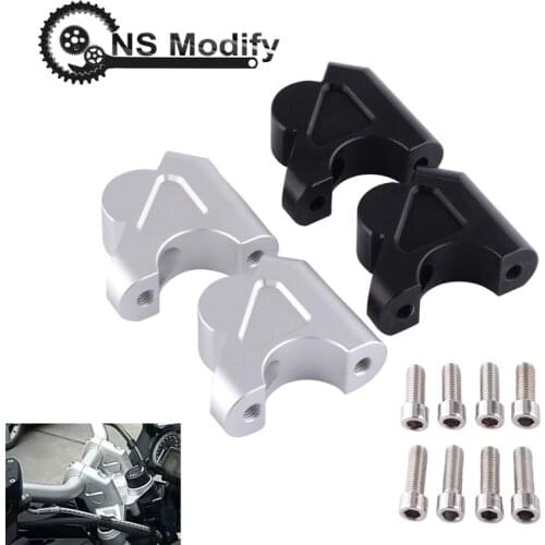 NS Modify Aluminum Handlebar Riser Clamp Move Mount Support For BMW R1200GS LC Adventure R 1200GS Rallye R 1200 GS ADV R1250GS