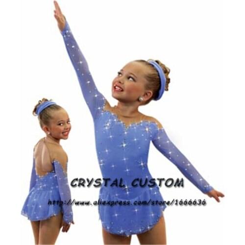 Girls Figure Ice Skating Dresses Graceful New Brand Figure Skating Competition Dress DR4109
