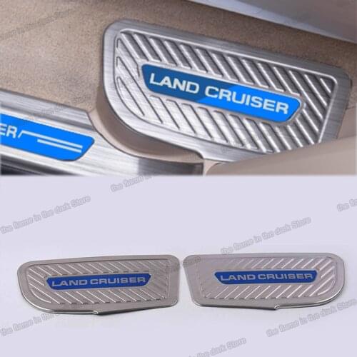 Car door seat sill threshold for toyota land cruiser 2008 2009 2010 2011 2012 2013 2014 2015 2016 2017 2018 2019 2020 lc200
