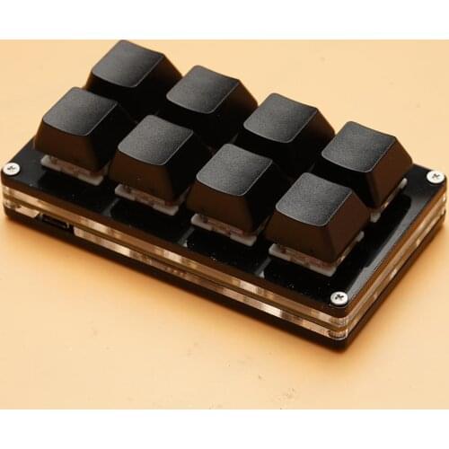 Portable Mini 8 Keys Keypad DIY Shortcut Keyboard Function Keyboard Programming Mechanical Macro Keypad Gaming Keyboard