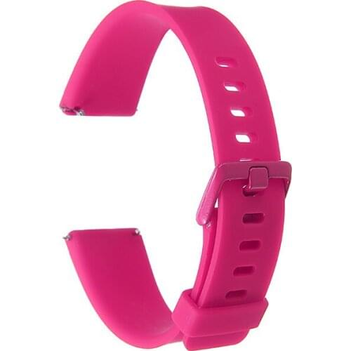 12 Colors Silicone Sport Strap For Fitbit Versa 2/Versa Lite/Versa Watchbands Adjustable Replacement TPU Watch Wrist Strap