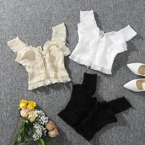 Sintimes Vetement Femme White Lace Tank Top Mujer Tops Women 2021 Summer Woman Clothes Camisole Black Cami Cropped Sexy Camis