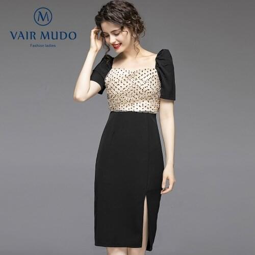 Модные платья-футляры VAIR MUDO China At AliExpress