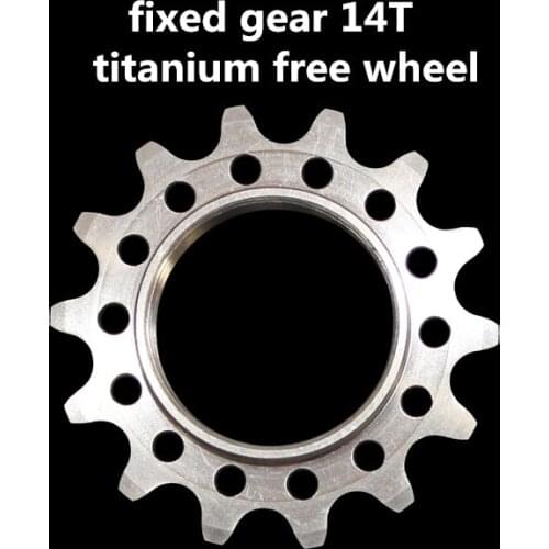 Fixed gear bicycle freewheel titanium 14T single speed bicycle climbing bicycle high density freewheel extreme sports