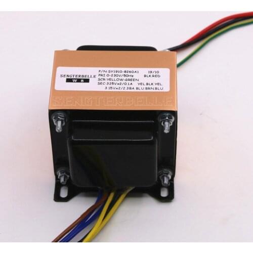 80W audio EI type transformer 80VA dual 325V dual 3.15V amplifier power transformer
