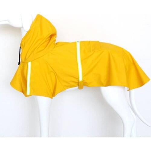 Five color waterproof dog coat Jacket Raincoat for dogs reflective dog raincoat clothes for small medium large dogs size S-5XL