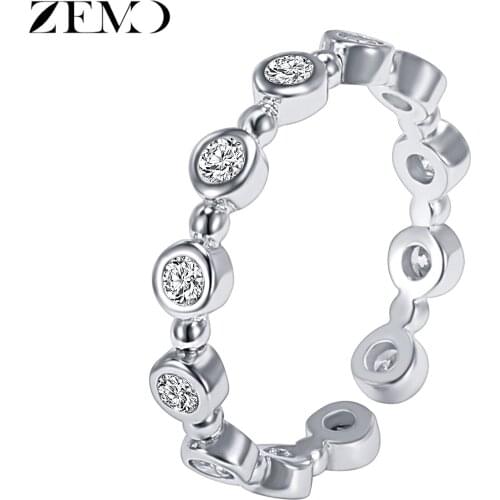 ZEMO Rings With Crystals