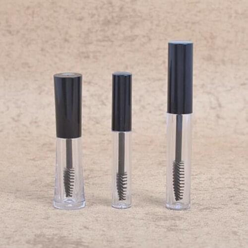 Women Empty 1ml 2ml 3ml Mascara Tube Eyelash Cream Vial/Liquid Bottle/Container Black Cap Wholesale F20171479