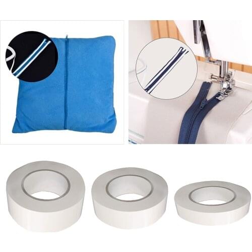 1 Roll 50m Double Sided Tape Quilting Sewing Seam Hemming Fusing Wash Away Tape