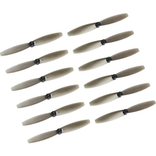 12pcs Happymodel 65mm Propellers 1.5mm PC Props for Sailfly-X FPV Racing RC Drone Quadcopter Airplane Accessory