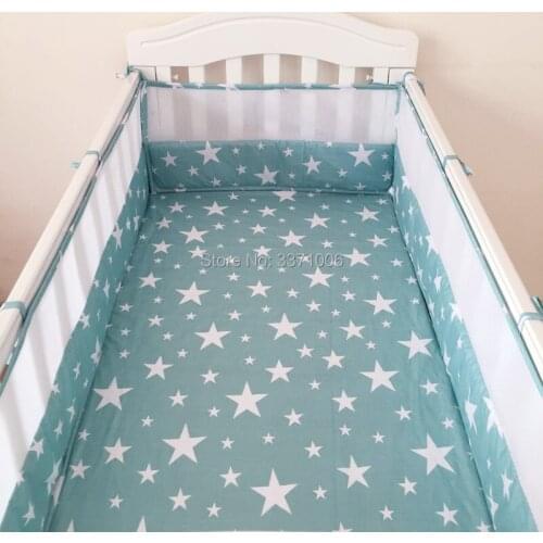 2PCS Breathable Cotton Prevent Falling Baby Crib Bumpers Baby Safety Fence for Bedding Beds for Newborn Baby Bumpers 120*30cm