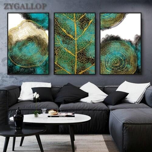 Trunk and Leaf Texture Abstract Wall Art Canvas Painting Scandinavian Posters and Prints Modern Living Room Decorative Pictures
