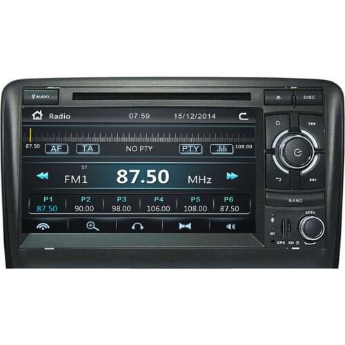 2 din AutoRadio Car DVD Player head unit For Audi A3 8P 2003-2012 S3 2006-2012 RS3 Sportback Multimedia GPS Navigation Stereo BT