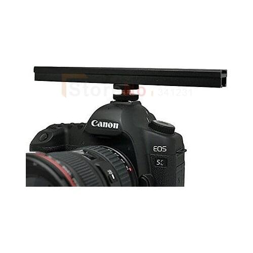 Exempt postage + tracking number EasyHood ESE-20 8" Flash Bracket Hot /Cold Shoe Extension Rail For YONGNUO