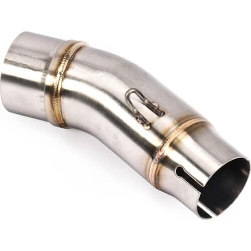 Free Shipping Motorcycle Exhaust Middle Pipe for Kawasaki Z250 Z300 Ninja 250R Ninja 300 2008-2017 NJ 400 Ninja400 2018 2019