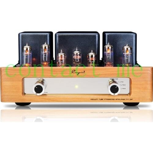 Cayin MT-12N vacuum Tube amplifier, 12AX7+6N1+6P1 class AB push-pull power amplifier, output power 9W*2 220V