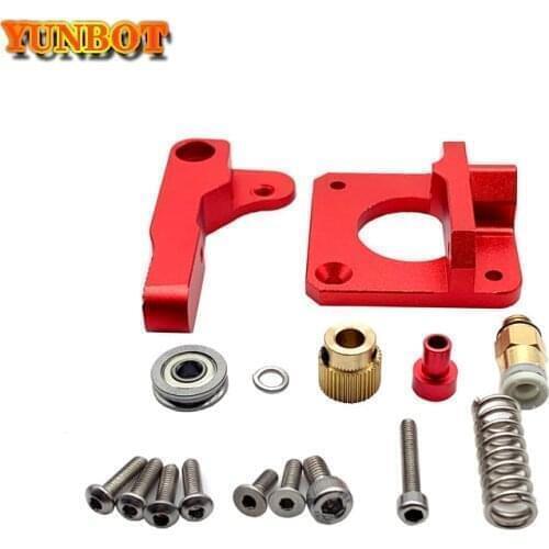 YUNBOT 3D Printer Parts MK8 Extruder Upgrade Aluminum Block bowden extruder 1.75mm Filament Reprap Extrusion for CR-7 CR-8 CR-10