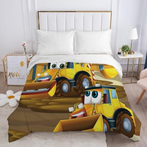 Cartoon Childrens Duvet cover Quilt/Blanket/Comfortable Case Bedding for kids baby girls 140x200 Single for Home Car yellow