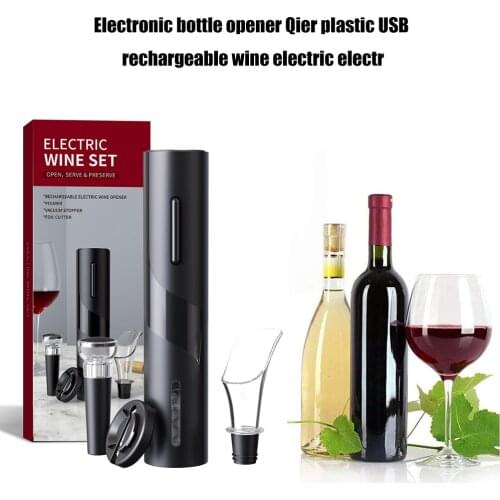 Electric Wine Opener Rechargeable Automatic Corkscrew Wine Bottle Opener Charging Kitchen Tool Can Opener Kitchen Gadgets