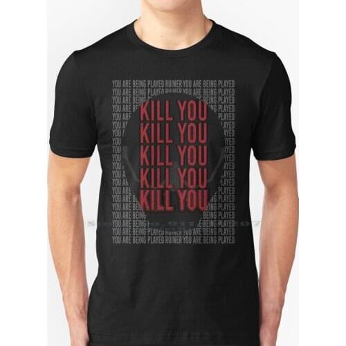 Ruiner Kill T Shirt 100% Pure Cotton Ruiner Cyber Echoart Game Puppy Womens Man Control Kill