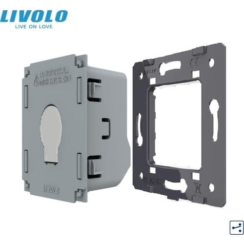 Livolo EU Standard,1 Gang 2 Way Control, AC 220~250V, Wall Light Touch Screen Switch Without Glass Panel,VL-C701S