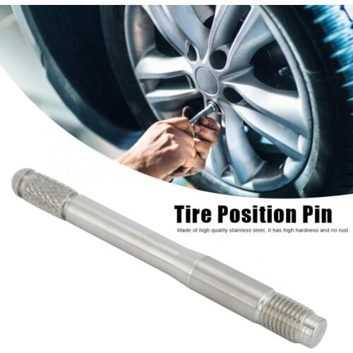 M12 x 1.5 304 Stainless Car Tire Position Pin Changer Mount Carrier Retaining for German Car W211 W212 W213 W204 W205 W220 W221