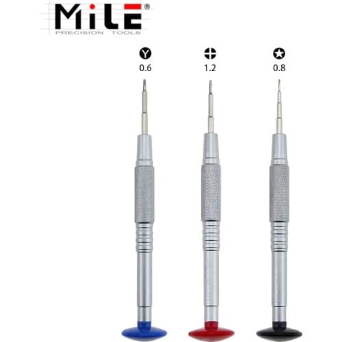 Mile for Magnetic Precision 0.6mm 0.8mm 1.2mm Pentalobe Screwdriver for iPhone 11 11pro/max XS X 8 7plus Opening Repair Tools