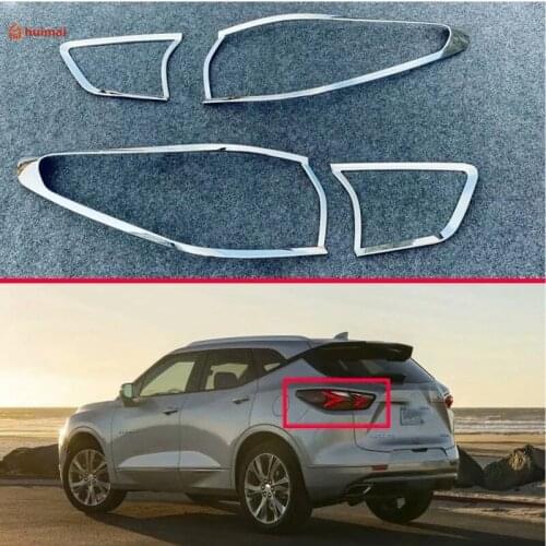 For Chevrolet Blazer 2019 2020 ABS Chrome Car Front Fog Light Cover Trim Head Foglight Lamp Covers Sticker Styling Accessories