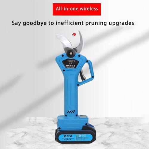 16.8V/21V Pruning Shears Wireless Electric LCD Display Pruning Cut Plant Leaf Trimmer Shear Scissor Pruner Tree Grafting Scissor