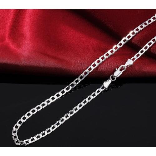 Wholesale price fashion noble color silver women men 4mm snake style silver Necklace jewelry can for pendant N132