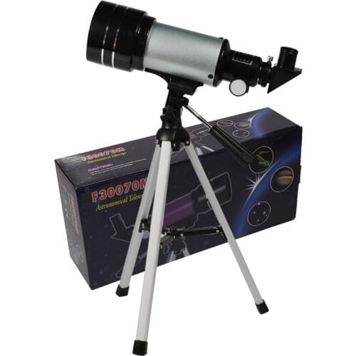 Outdoor Astronomical Telescope with Portable Tripod F30070M/F36050 Telescopic Monocular Space Spotting Scope for Beginner Lovers