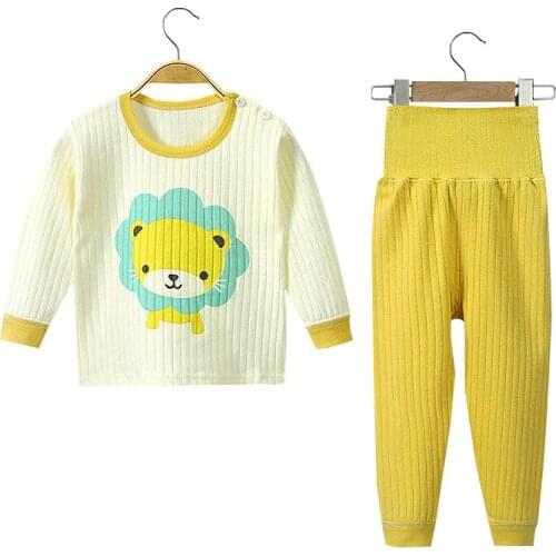 1 to 4 Years Baby Children Sleepwear Baby Nightwear Pyjamas Kids Homewear Nightwear Full Sleeve Cotton Baby Girls Pajamas Sets