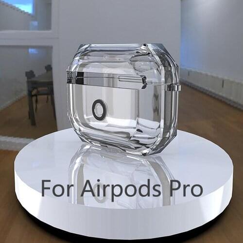 Transparent Tpu Earphone Case For Apple Airpods Pro Bluetooth Wireless Headset Case For Airpods Pro Colorful Texture Hard Sleeve