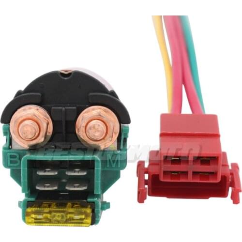 Motorcycle Electrical Parts Lgniter Key Switch Starter Solenoid Relay With Plug For Honda Steed 400 600 VT250 MC19 CBR250