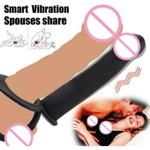 Strapon Faloimitator Double Penetration Dildo Anal Vibrator Adult Erotic Sex Products Shop Toys For Men Couples Women Massager