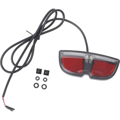 6V LED E-bike Taillight For Bafang BBS BBS01B BBS02B BBSHD Mid Drive Motor Kit Electric Bike Rear Rack Brake Lamp Rear Lights