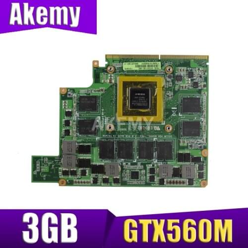 1PCS Mxmiii VGA video card GTX 560m GTX560M card for ASUS G73SW G73JW G53SW G53SX G53JW VX7 3GB