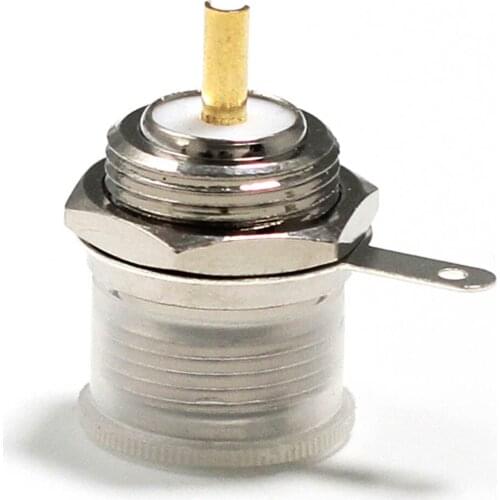 1pc N Female Jack nut RF Coax Convertor Connector solder cup Cable Straight Nickelplated NEW wholesale