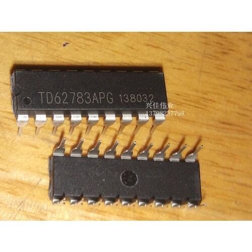 10PCS The new 8-channel high-voltage source drive TD62783APG DIP-18 LED indicator on the drive