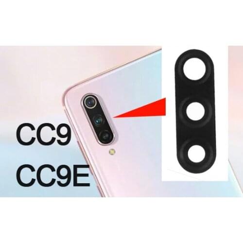 2pcs New Back Main Camera Glass Lens Cover for Xiaomi CC9 CC9E Replacement Repair Parts