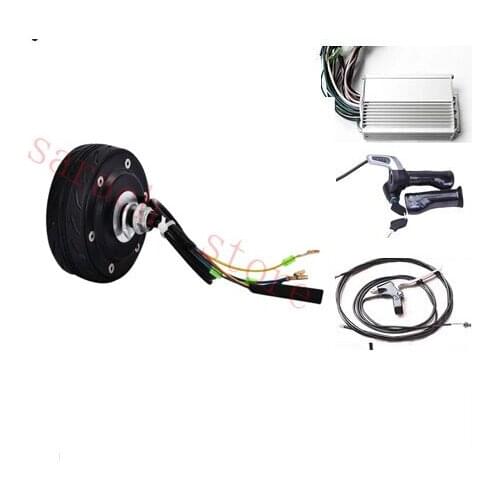4" 150W 24V single shaft line electric wheel hub motor electric bicycle conversion kit electric scooter motor