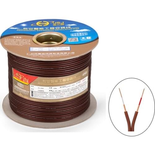 Digizulu Audio Wire OFC For DIY 2 RCA to 2 RCA Interconnect Copper Cable