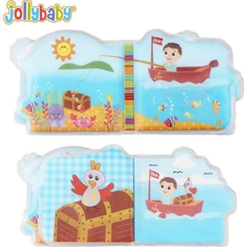Free Shipping Jollybaby Scene Bath Book Baby Early Childhood Education Bath Toy Three-Dimensional Tear Is Not Bad Clothe Book