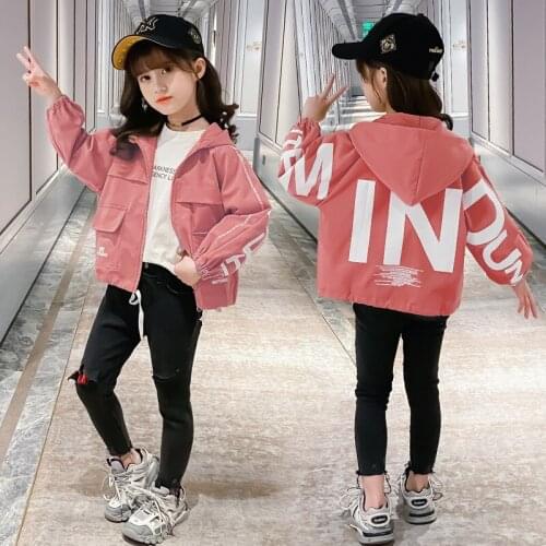 Girls Babys Kids Coat Jacket Outwear 2021 Graceful Spring Autumn Overcoat Plus Size Top Cardigan Toddler Childrens Clothing