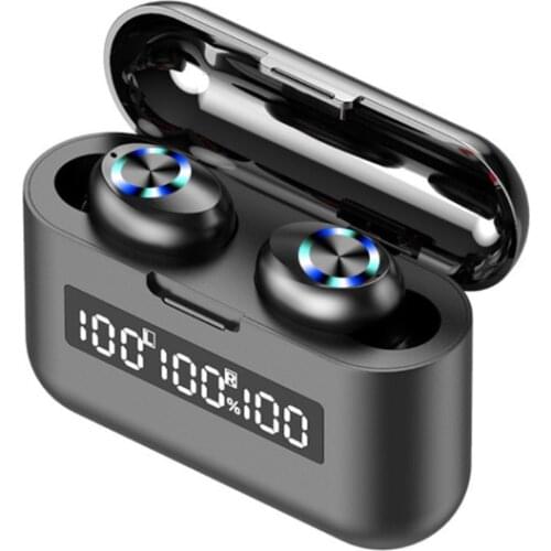 Docooler X35 TWS Earbuds BT5.0 Wireless Earphones Auto Pairing Noise Reduction with Mic Touch Control Waterproof Sports Headset