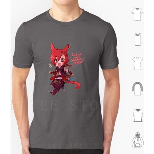 G'Raha Tia , At Your Service T Shirt Cotton Men Diy Print Graha Graha Tia Ffxiv Final Fantasy Xiv Ff14 Final Fantasy 14